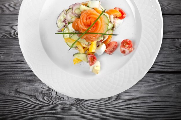 Gotowe danie na talerzu